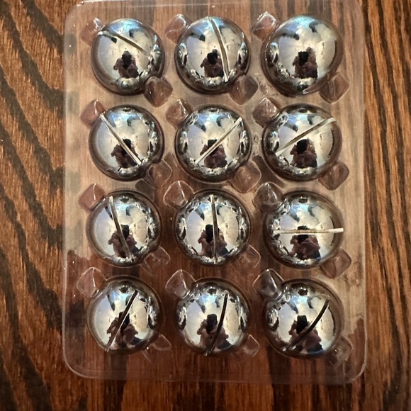 Place Card Holders Set of 12 Silver Card Holders from Michaels - Picture 4 of 8